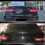 Mercedes Benz GLE Coupe C292 Sport Utility 2015-2019 Carbon Fiber Rear Trunk Spoiler