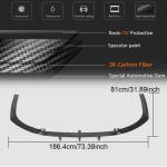 BMW 6 Series G32 630i 640i M-Sport GT 2017-2020 Rear Bumper Diffuser Carbon Fiber