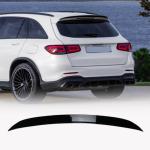 Mercedes Benz GLC X253 GLC200 GLC43 GLC63 AMG 2016-2022 Rear Roof Spoiler Glossy Black ABS