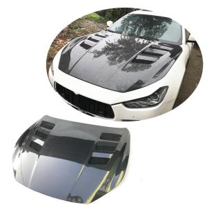 Maserati Ghibli 2014-2020 Engine Bonnet Hood Cover Carbon Fiber