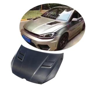 For Volkswagen VW Golf 7 MK7 Standard GTI R R-line Carbon Fiber Engine Bonnet Hood Cover