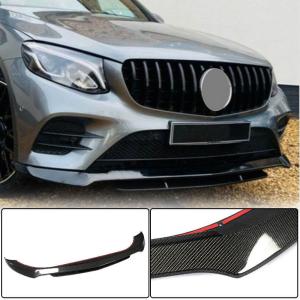 Mercedes Benz C253 X253 GLC300 GLC350 Sport GLC43 Front Bumper Lip Carbon Fiber/FRP
