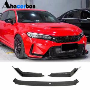 Honda Civic TYPE R Hatchback 4-Door 2023+ Front Bumper Lip Carbon Fiber