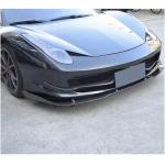 Ferrari 458 Italia Spider 2-Door 2011-2013 Front Bumper Lip Carbon Fiber