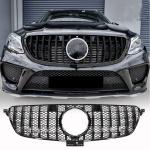 Mercedes Benz GLE Class W292 W166 GTGLE350 GLE400 GLE43 GLE63 AMG 2015-2018 Front Grille ABS