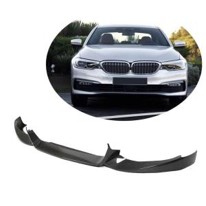 BMW 5 Series G30 Base 2017-2020 Front Bumper Lip Carbon Fiber