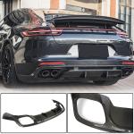 Porsche Panamera 971 2017-2019 Rear Bumper Diffuser Carbon Fiber