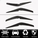 Audi S4 A4 Sline B9 Sedan Facelift 2020-2021 Front Bumper Splitters Carbon Fiber