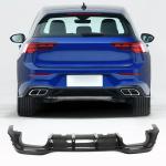 Volkswagen VW Golf 8 MK8 R 2021+ Rear Bumper Diffuser Dry Carbon Fiber