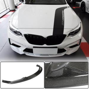 BMW 2 Series F87 M2 Competition M2C 2018-2021 Front Bumper Lip Carbon Fiber