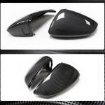 Audi A3 Sline S3 RS3 8Y Sedan 2021UP Mirror Cover Caps LHD Carbon Fiber