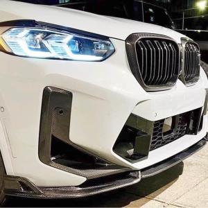 BMW X3M F97 X4M F98 22-23 Front Bumper Lip Carbon Fiber