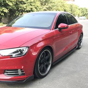 Audi A3 8V.5 Base Sedan Facelift 2017-2020 Side Skirts Carbon Fiber