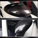 Porsche 718 (982) Boxster Cayman 2016-2022 Mirror Covers Add-on LHD Carbon Fiber