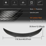 Infiniti Q60 Q60S 2017-2022 Rear Trunk Spoiler Carbon Fiber