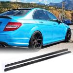 Mercedes Benz W204 C63 AMG 2008-2014 Side Skirts Carbon Fiber