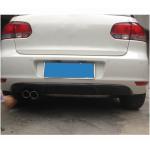 Volkswagen VW Golf 6 MK6 Base Hatchback 2010-2013 Rear Bumper Diffuser Carbon Fiber