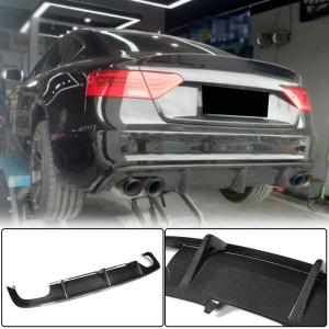 Audi S5 A5 Sline B8.5 Facelift 2012-2016 Rear Bumper Diffuser Carbon Fiber