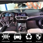 BMW G80 M3 G82 G83 M4 2021+ Interior Center Console Dashboard Trims LHD 5pcs Dry Carbon Fiber