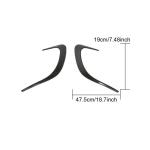 For Mercedes Benz CLS Class C257 Sport CLS53 AMG Sedan 18-20 Carbon Fiber Rear Bumper Air Fender Vent Fins