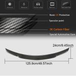 Mercedes Benz C Class W204 2007-2014 Rear Trunk Spoiler Carbon Fiber