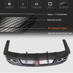Mercedes Benz (W207) C207 A207 Sport Facelift 2014-2016 Rear Bumper Diffuser Carbon Fiber