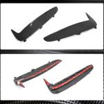 For BMW X6 F16 Carbon Fiber Side Air Duct Intake Vent Fender Trims