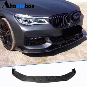 BMW 7 Series G11 G12 M Sport 2015-2019 Front Bumper Lip Carbon Fiber