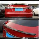 Tesla Model S 2012-2024 Carbon Fiber Rear Trunk Spoiler Boot Wing Lip