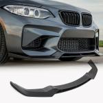 BMW 2 Series F87 M2 Coupe 2016-2019 Front Bumper Lip Carbon Fiber