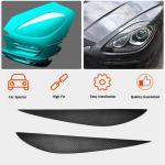 Porsche Macan 2014-2018 Headlight Eyebrows Lamp Eyelids Dry Carbon Fiber