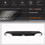 2022–2023 Audi A3 8Y S Line / S3 8Y Sedan Multi-Fin Carbon Fiber Rear Diffuser