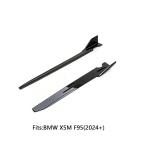 BMW X5M F95 LCI (2024+) Glossy Black ABS Side Skirts-Direct Fit