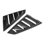 Ford Mustang S650 2024 2025 Rear Triangular Window Scoop Louver Fender Vents Dry Carbon Fiber