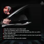 Ford Mustang Mach-E Sport Utility 4-Door 2022+ Mirror Covers Dry Carbon Fiber