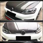 Volkswagen VW Golf 7 MK7 TSI GTI R R-line 2014-2017 Front Grille Dry Carbon Fiber