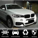 BMW X6 F16 M Sport 2015-2019 Front Bumper Lip Carbon Fiber