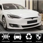 Tesla Model S Sedan 2016-2020 Front Bumper Lip Carbon Fiber