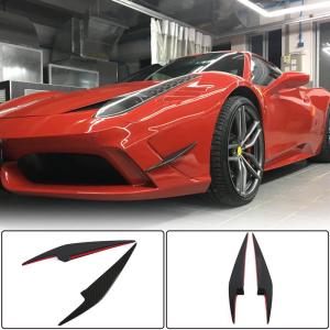 Ferrari 458 Speciale Coupe 2014-2015 Front Bumper Vents Dry Carbon Fiber