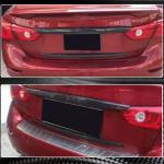 Infiniti Q50 Q50S 2014-2017 Rear Trunk Plate Overlay Cover Carbon Fiber