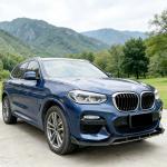 BMW X4 G02 Sport Utility 4-Door 2019-2022 Front Bumper Lip Carbon Fiber