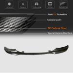 BMW 5 Series F10 M Sport 2012-2016 Front Bumper Lip Carbon Fiber