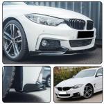 Gloss Black Front Bumper Lip Compatible with BMW 4 Series F32 F33 F36 M Sport 2Door 4Door 2014-2019 420i 428i 435i 440i Chin Spoiler Splitter Protector Factory Outlet