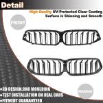 Dry Carbon Fiber Front Grille for BMW G32 GT 6 Series Gran Turismo Facelift 2020-2022 Replacement style Auto Bumper Kidney Grill Cover Body Kit Factory Outlet