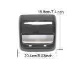 Tesla Model 3 Rear Back Seat Aircondition Moulding Dash Covers Dry Carbon Fiber