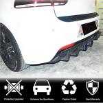 Volkswagen VW Golf 6 MK6 R/R20 2010-2013 Rear Bumper Diffuser Carbon Fiber