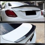 Mercedes Benz C Class W204 C200 C300 C63 Sedan 2007-2014 Rear Trunk Spoiler Carbon Fiber
