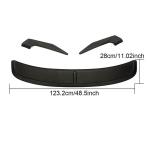 Porsche 718 Boxster Convertible 2016-2021 Rear Spoiler Matte Carbon Fiber