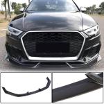 Audi RS3 8V.5 Sedan Facelift 2017-2019 Front Bumper Lip Carbon Fiber