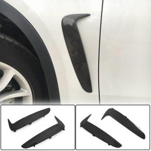 For BMW X6 F16 Carbon Fiber Side Air Duct Intake Vent Fender Trims